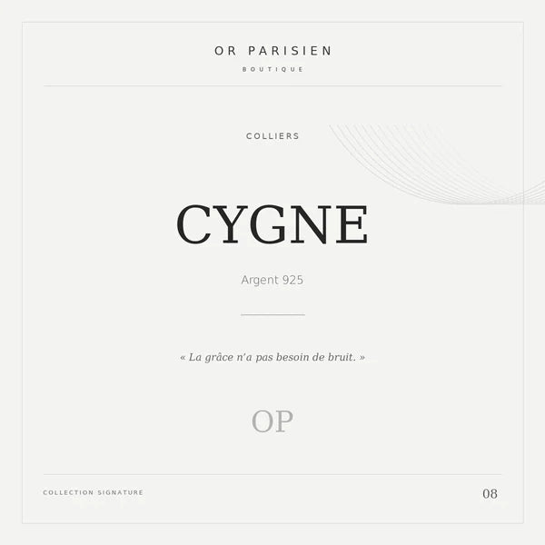 Cygne — 925 — couverture Or Parisien