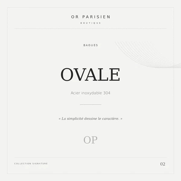 Ovale — 304 — couverture Or Parisien
