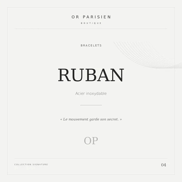 Ruban — couverture Or Parisien